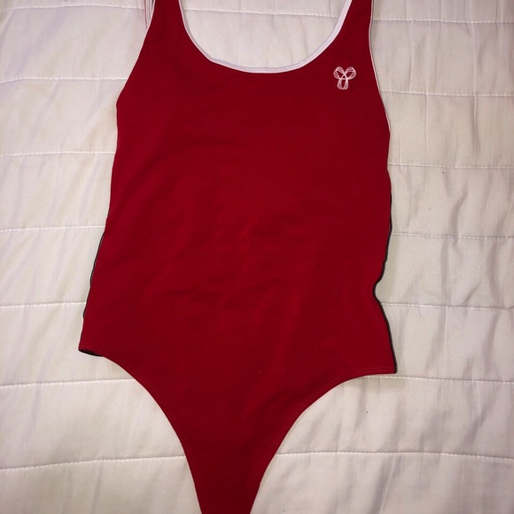 TNA basic red bodysuit S - Picture 2 of 4